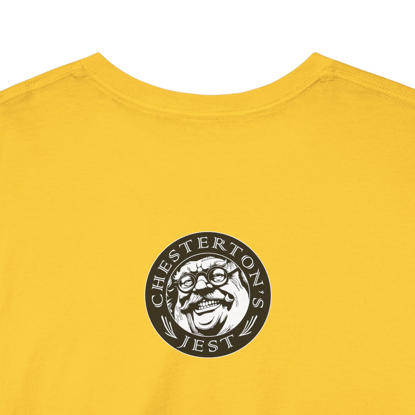 Lead Us Not Into Temptation We Can Find It Ourselves Heavy Cotton Tee