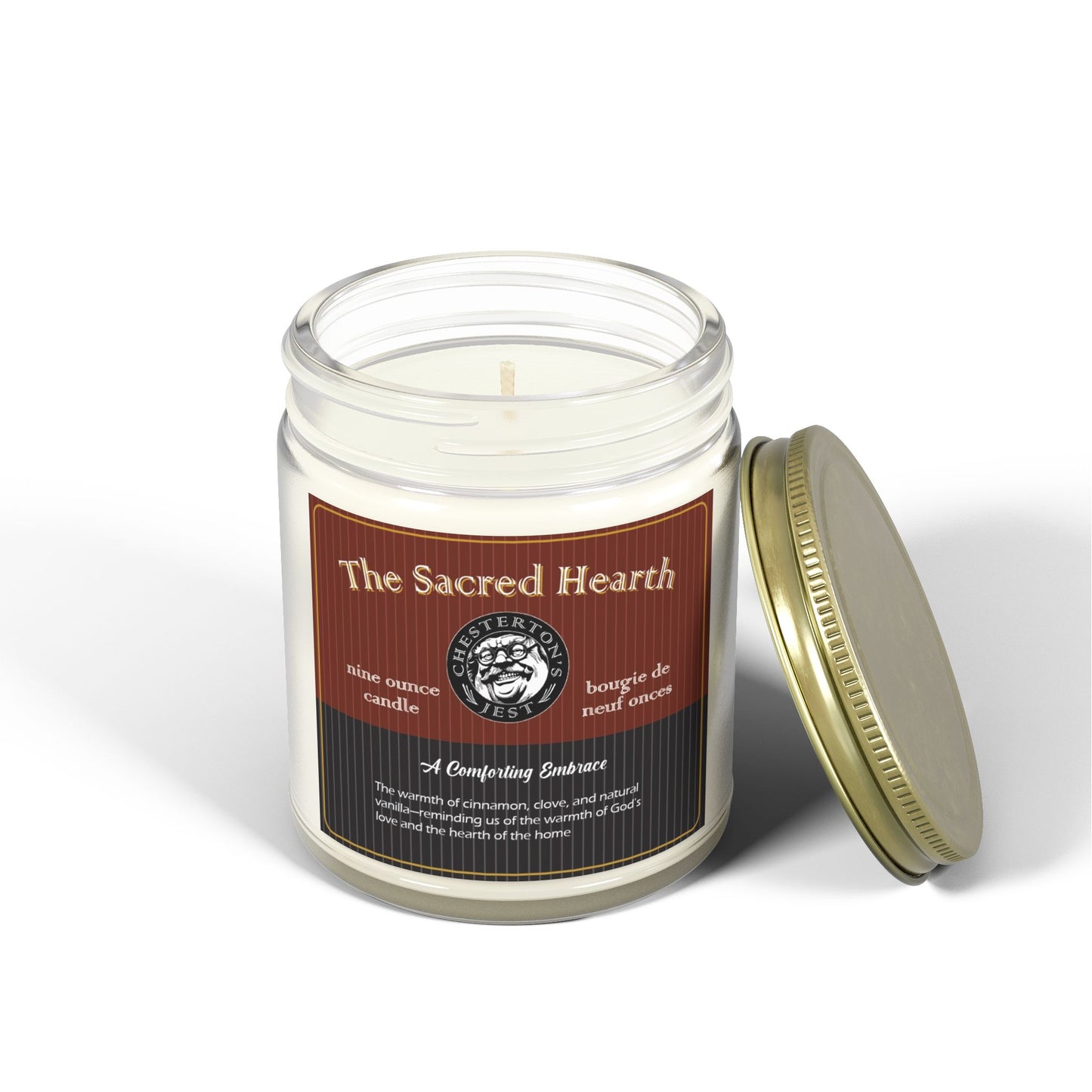 Sacred Hearth Scented Candles - cinnamon, clove and natural vanilla, 9 oz.