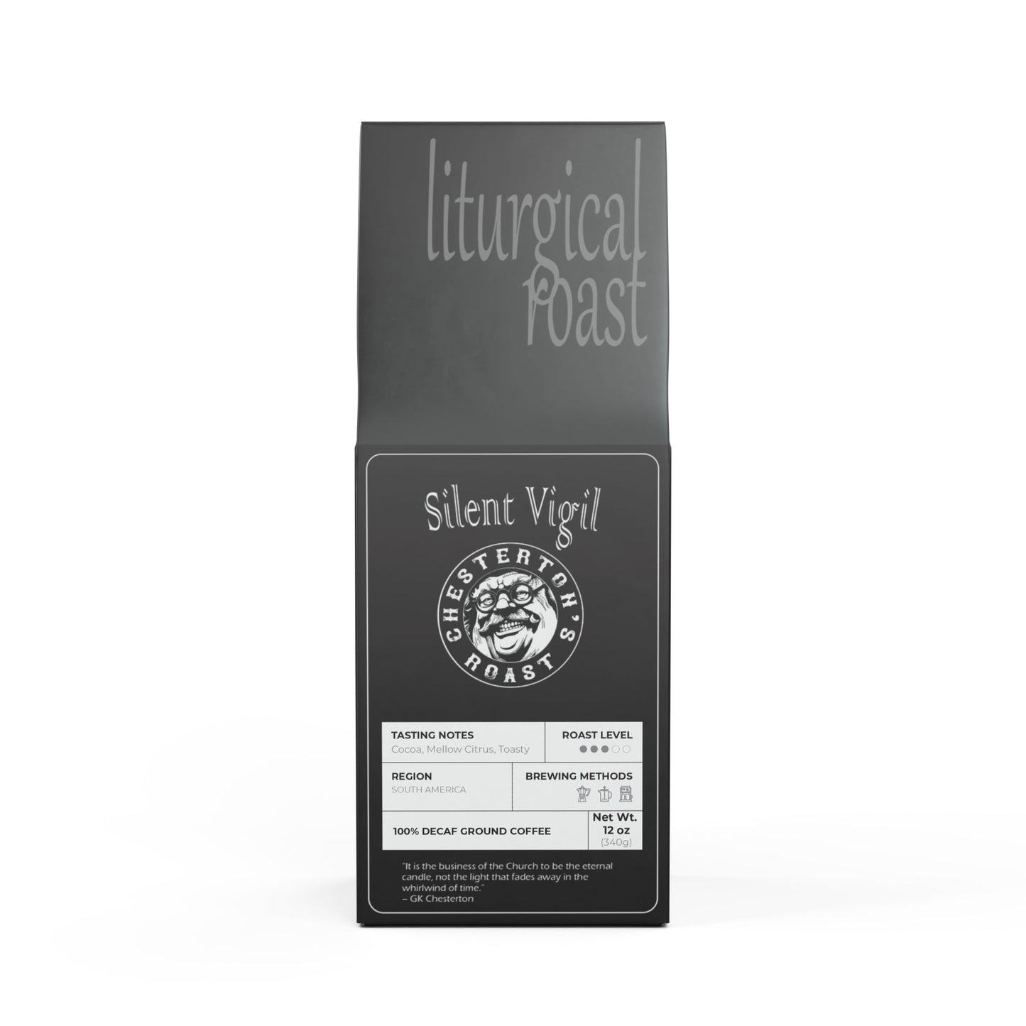 Silent Vigil Liturgical Blend (Decaf Coffee Blend - Medium Roast)