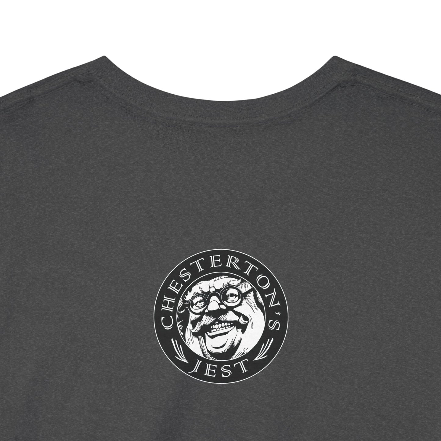Adoring the Father, Following the Son, Empowered by the Holy Spirit: My Flesh is Meat Indeed Heavy Cotton Tee
