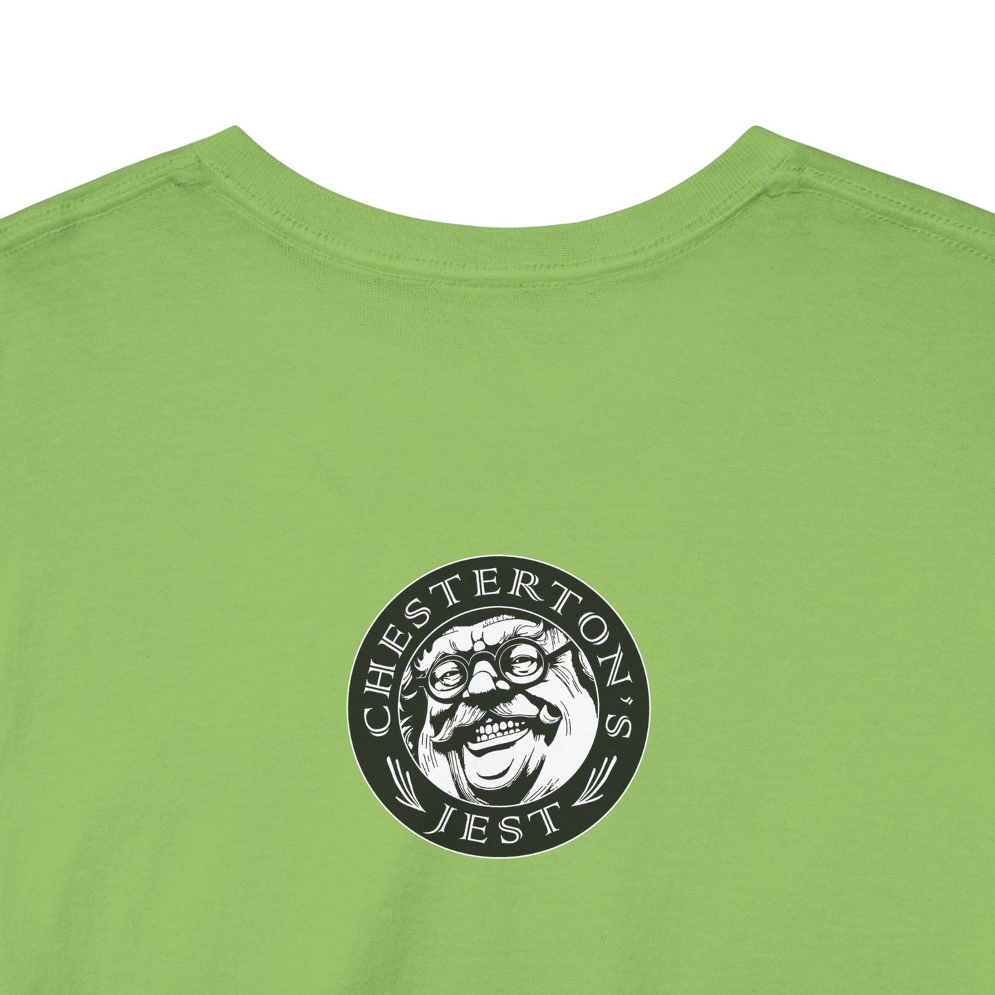 Lead Us Not Into Temptation We Can Find It Ourselves Heavy Cotton Tee