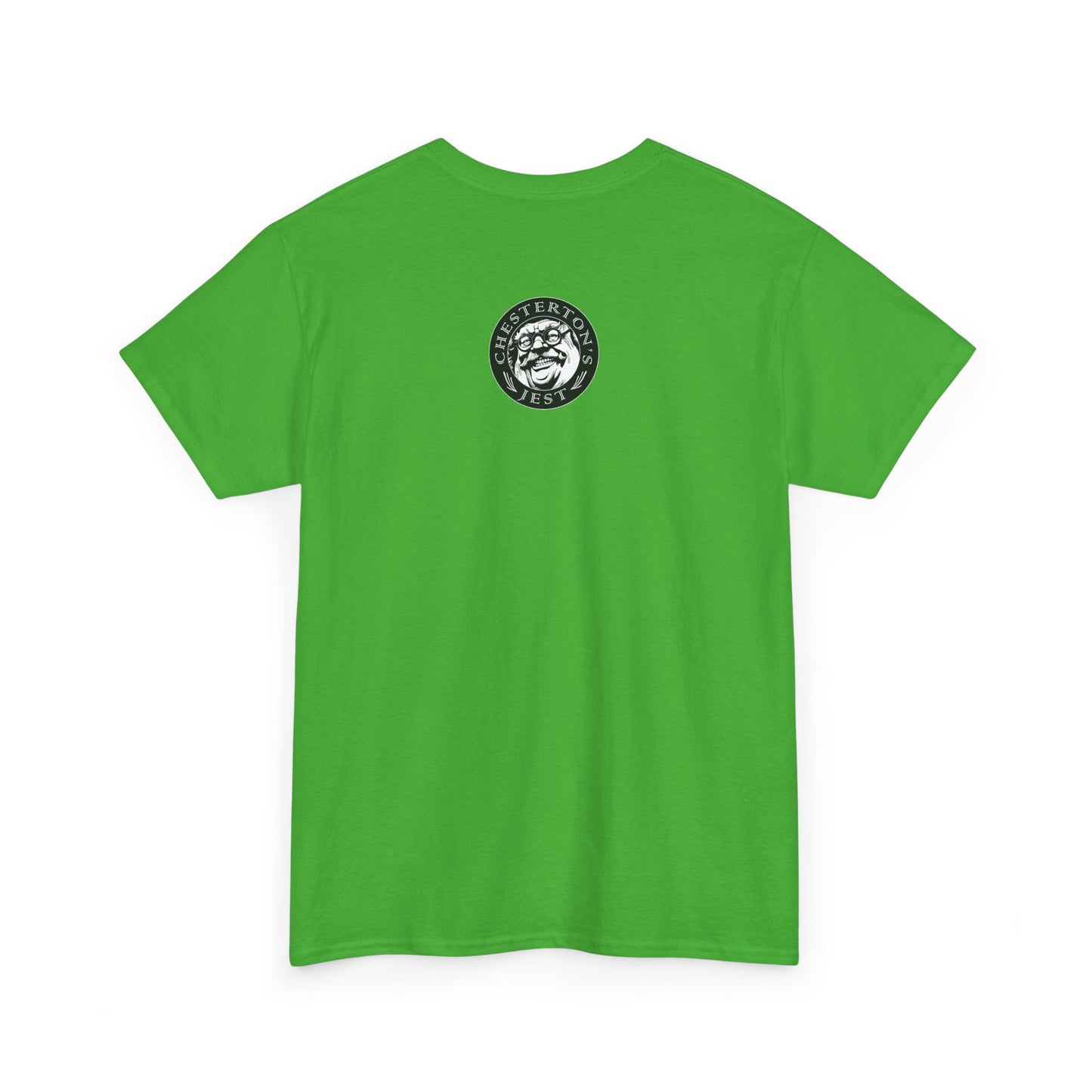 Lead Us Not Into Temptation We Can Find It Ourselves Heavy Cotton Tee
