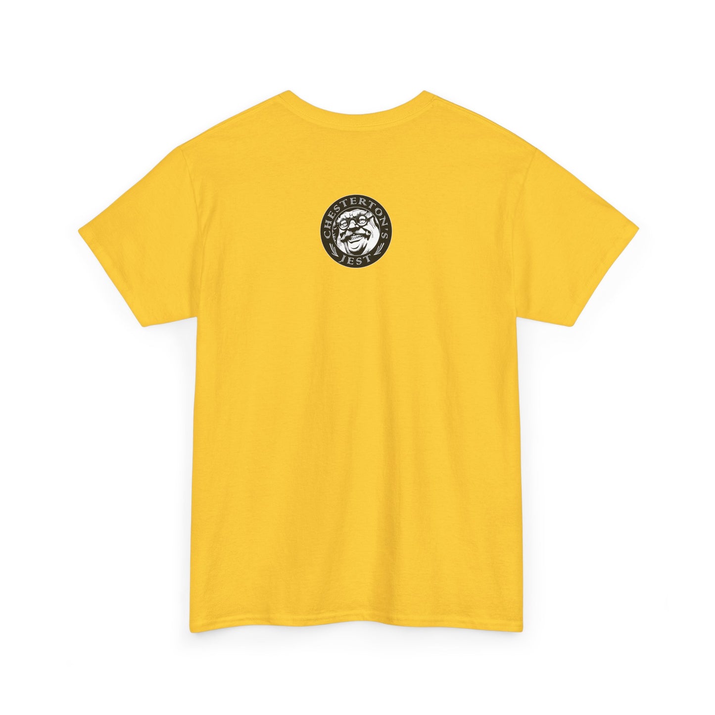Lead Us Not Into Temptation We Can Find It Ourselves Heavy Cotton Tee