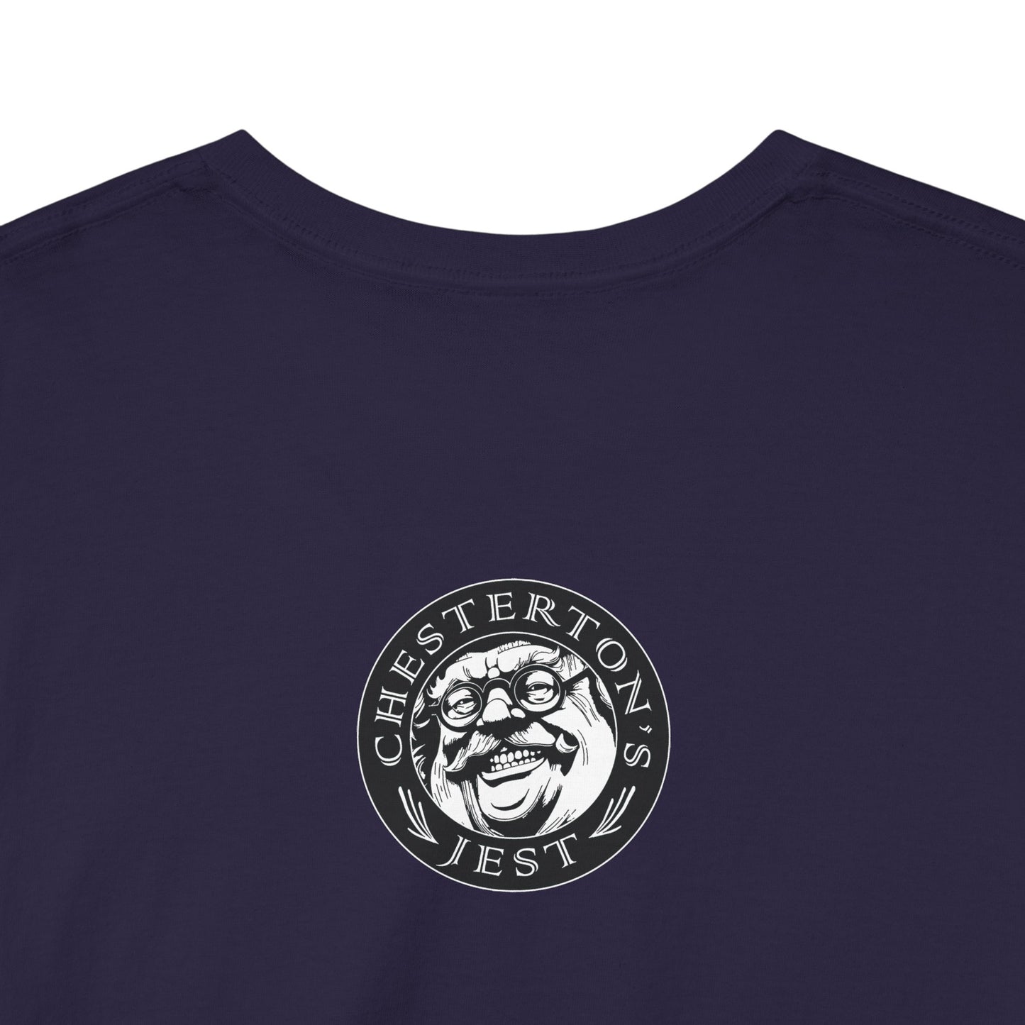 Adoring the Father, Following the Son, Empowered by the Holy Spirit: My Flesh is Meat Indeed Heavy Cotton Tee