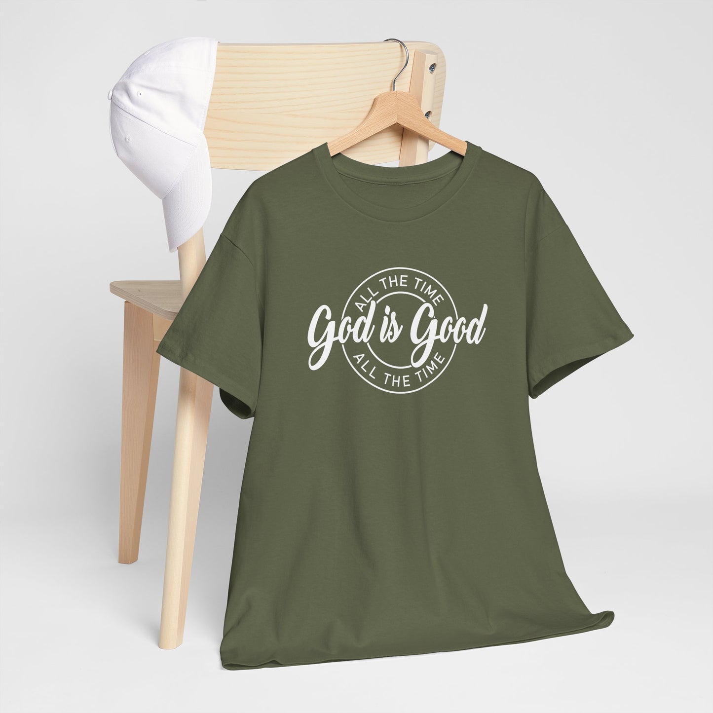 God Is Good All The Time Heavy Cotton Tee