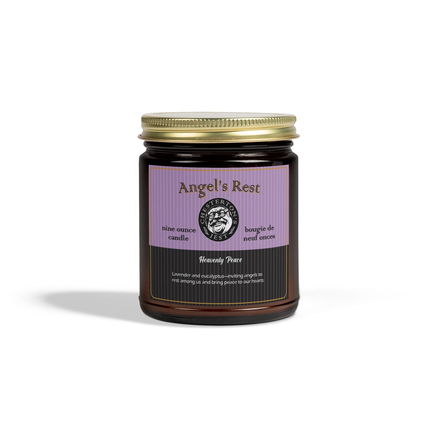 Angel's Rest Scented Candle - lavender, eucalyptus and camphor (9oz)