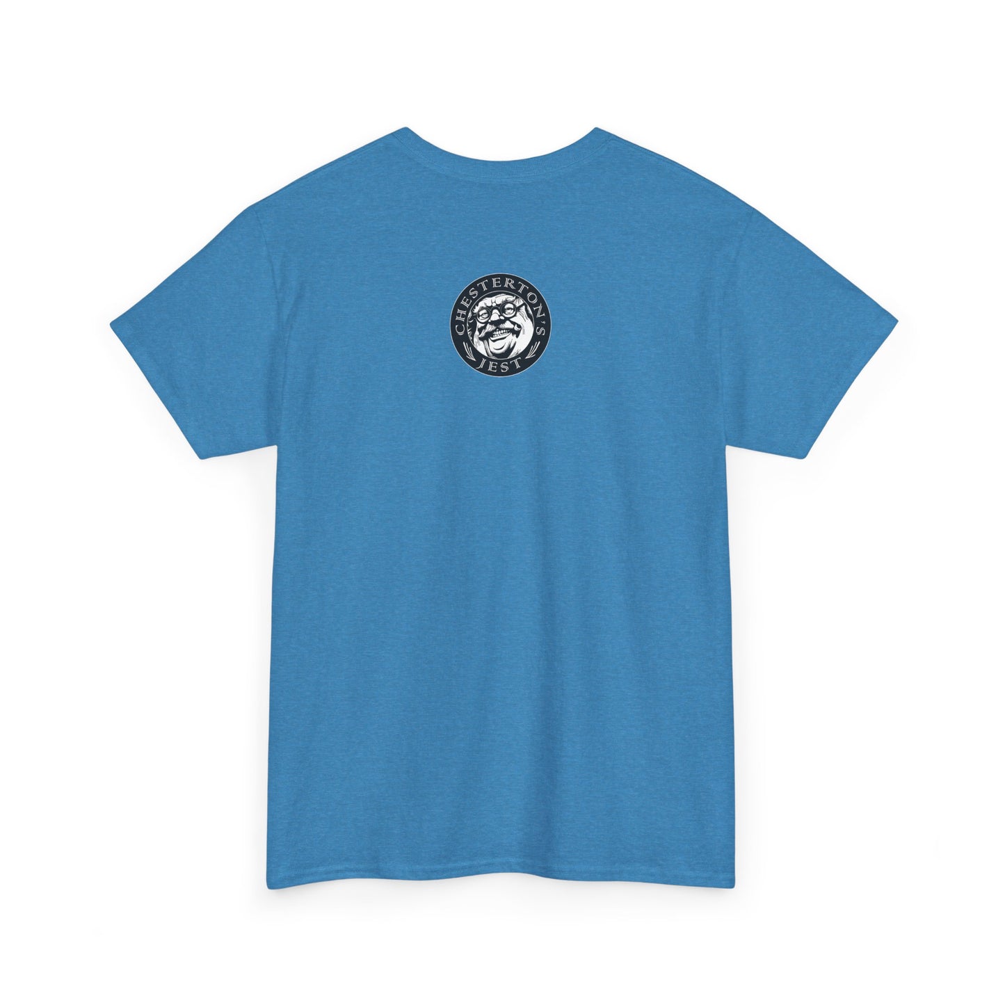 Lead Us Not Into Temptation We Can Find It Ourselves Heavy Cotton Tee