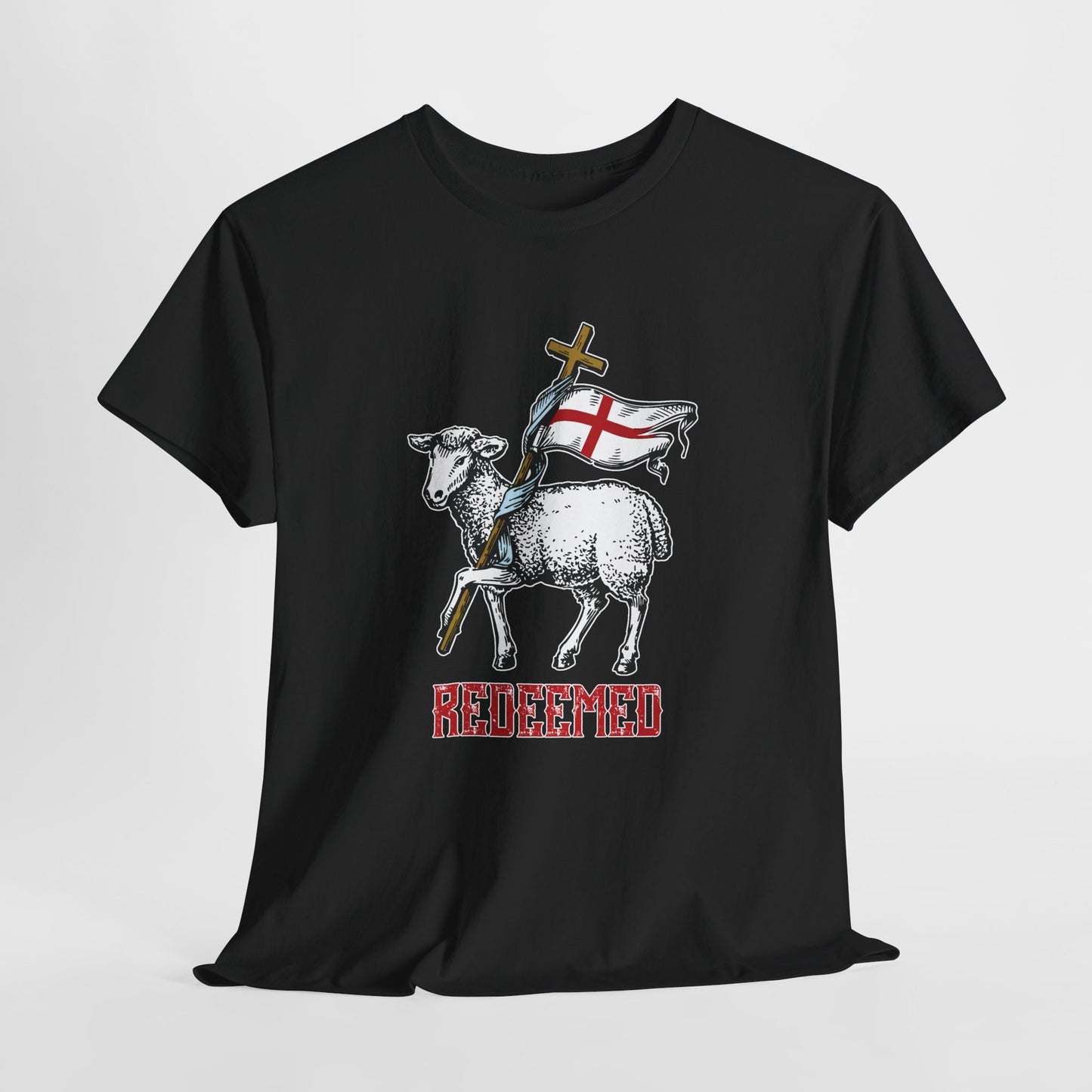 The Risen Lamb King Heavy Cotton Tee