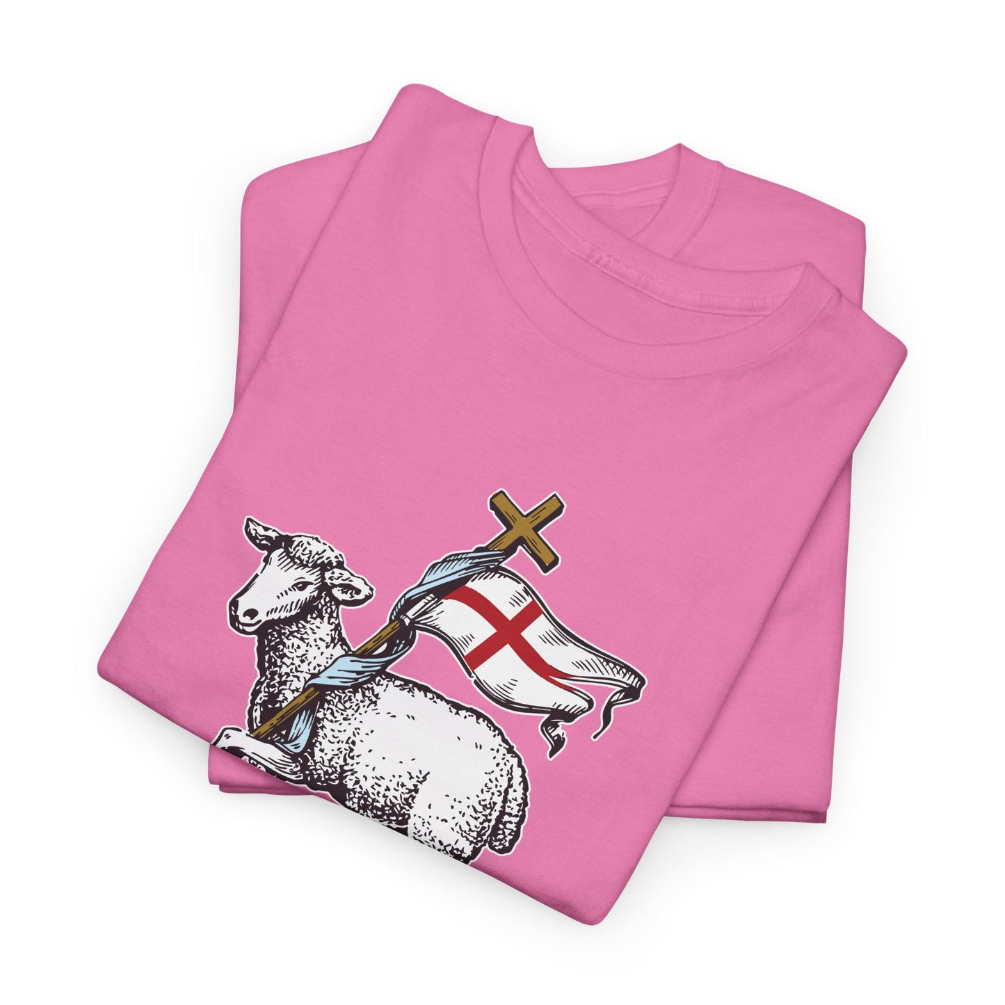 The Risen Lamb King Heavy Cotton Tee