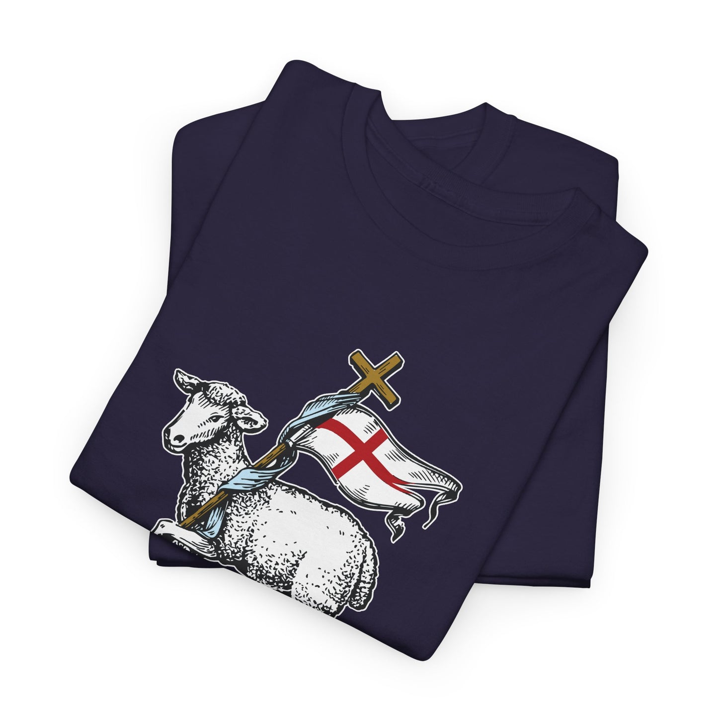 The Risen Lamb King Heavy Cotton Tee