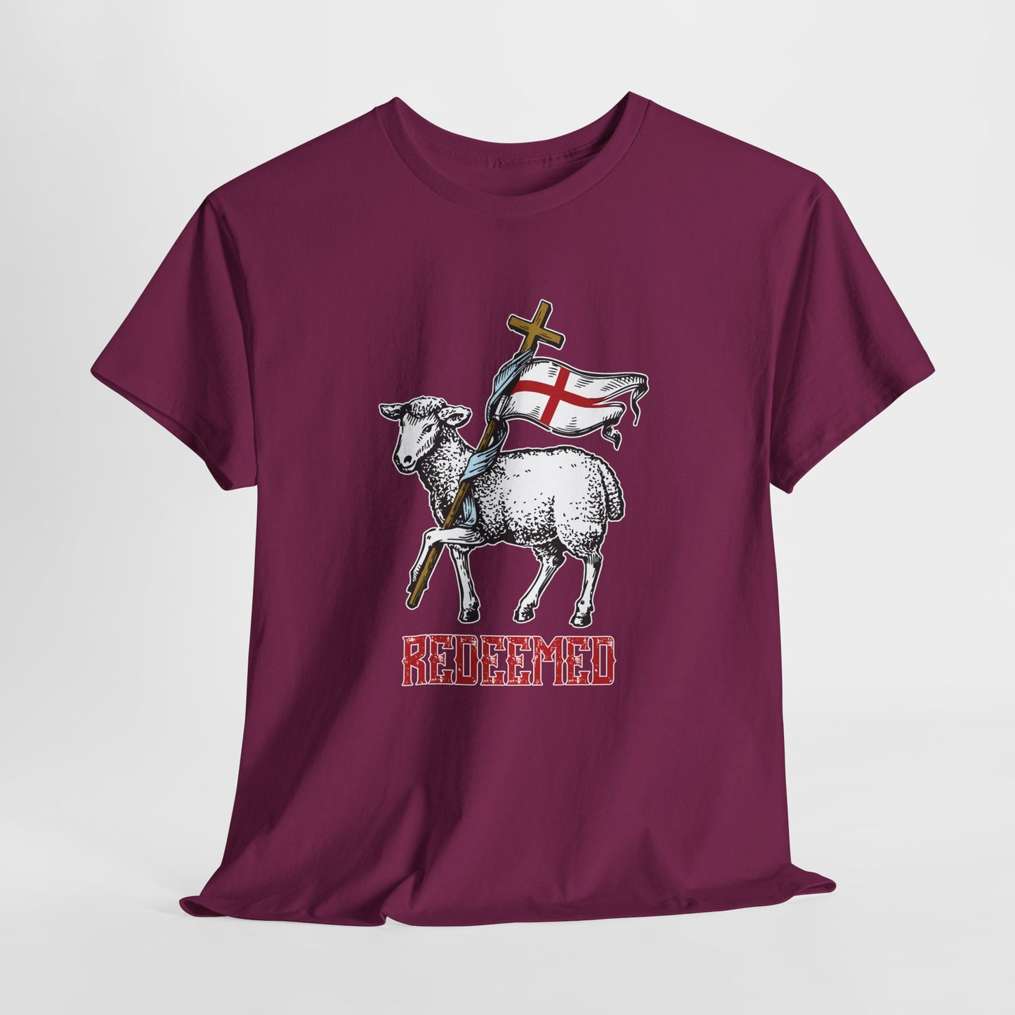 The Risen Lamb King Heavy Cotton Tee