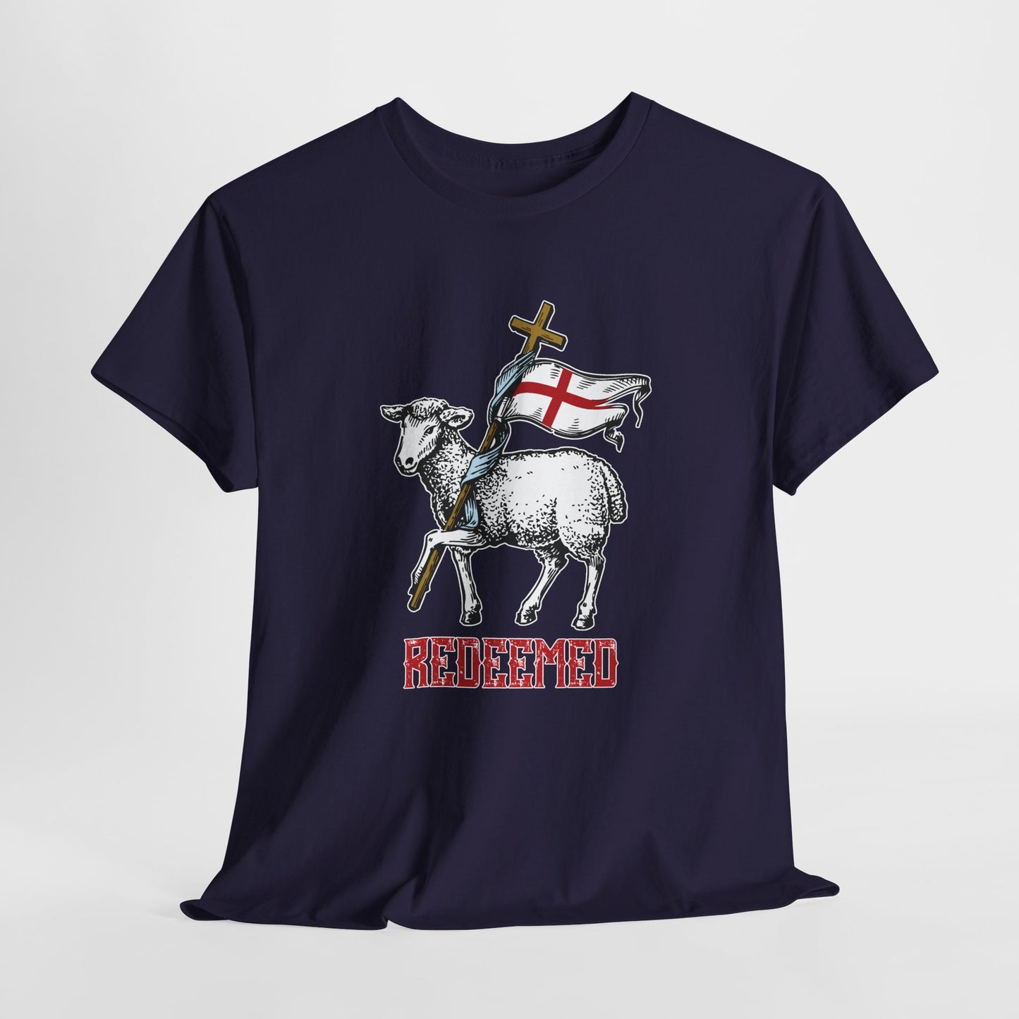 The Risen Lamb King Heavy Cotton Tee