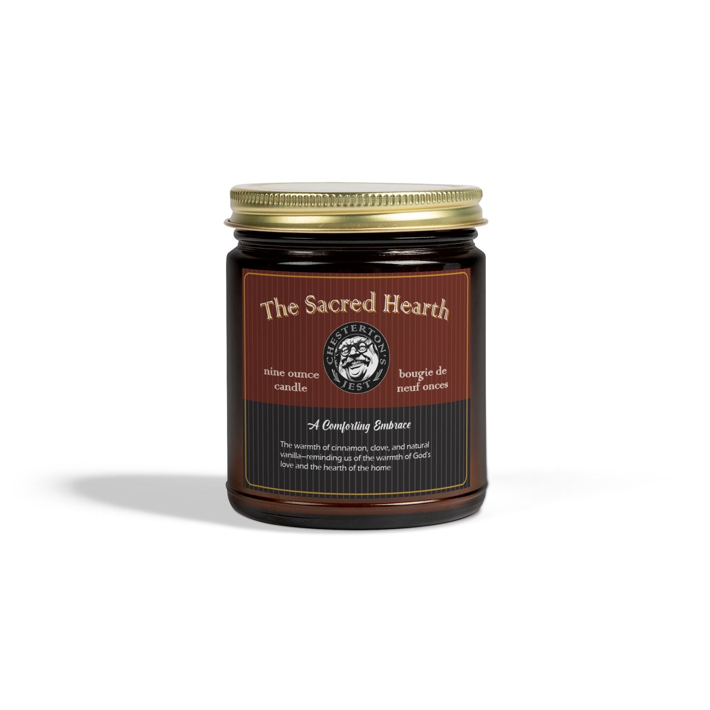 Sacred Hearth Scented Candles - cinnamon, clove and natural vanilla, 9 oz.