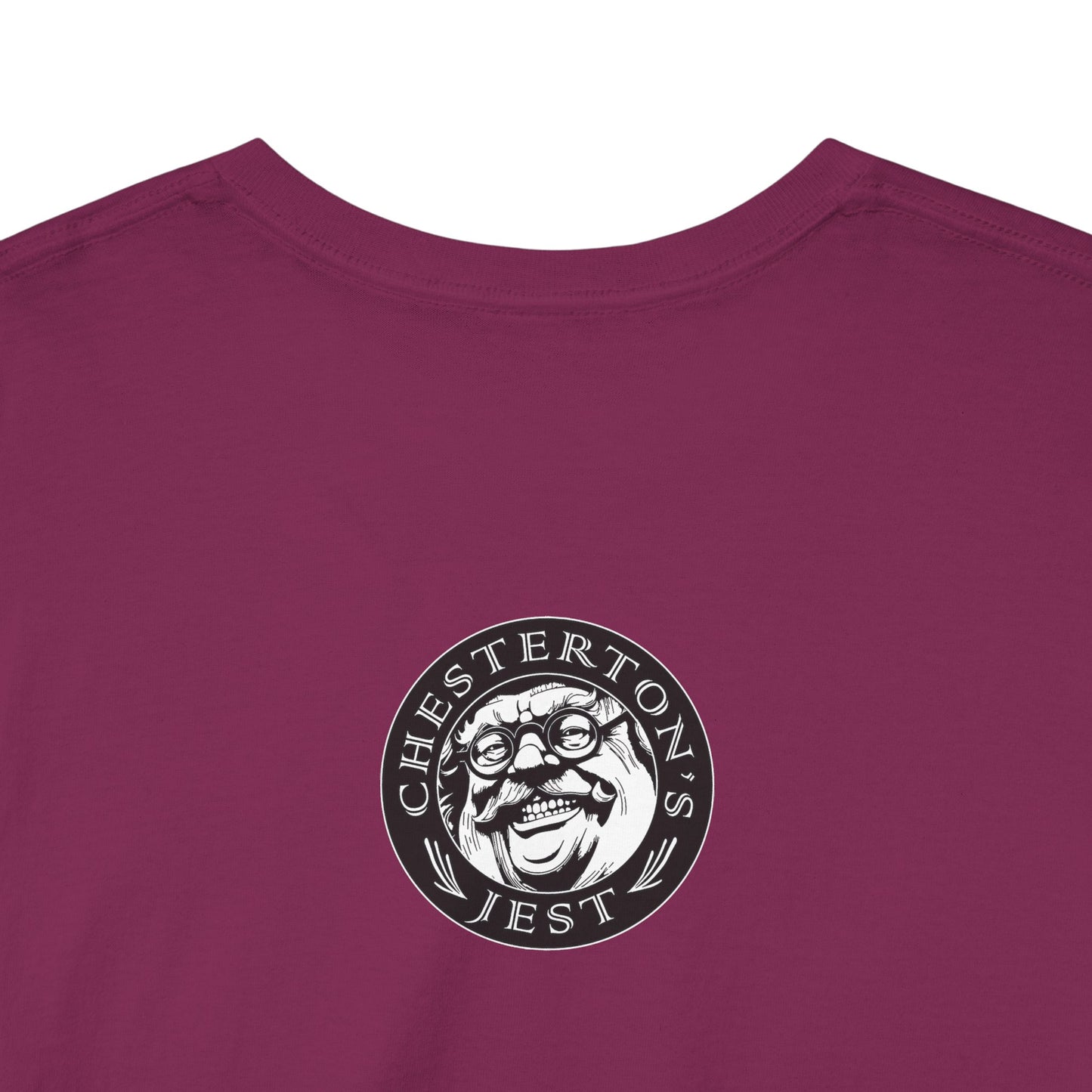 Adoring the Father, Following the Son, Empowered by the Holy Spirit: My Flesh is Meat Indeed Heavy Cotton Tee
