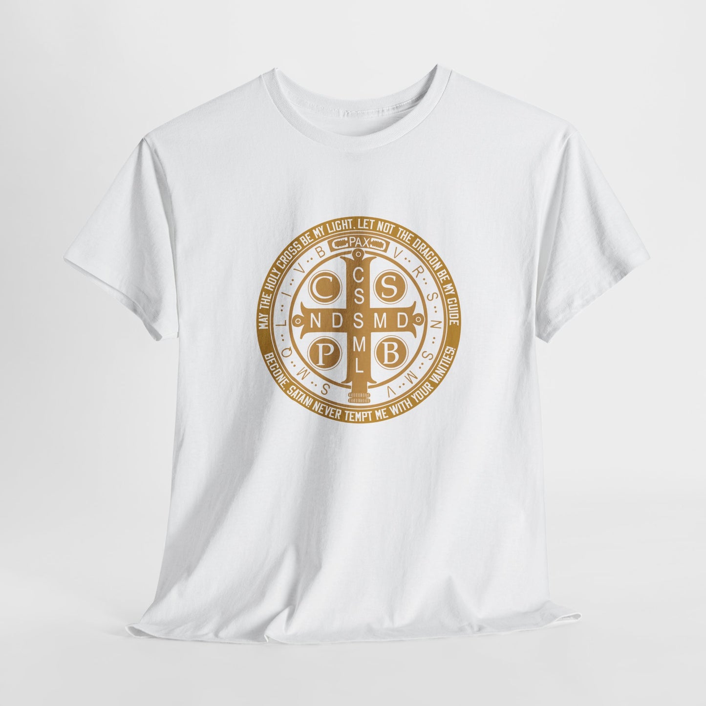 Saint Benedict Medal Heavy Cotton Tee