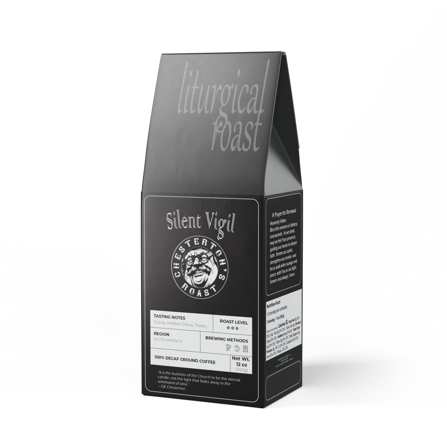 Silent Vigil Liturgical Blend (Decaf Coffee Blend - Medium Roast)