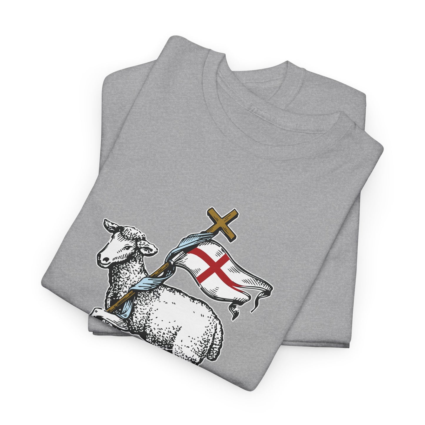 The Risen Lamb King Heavy Cotton Tee