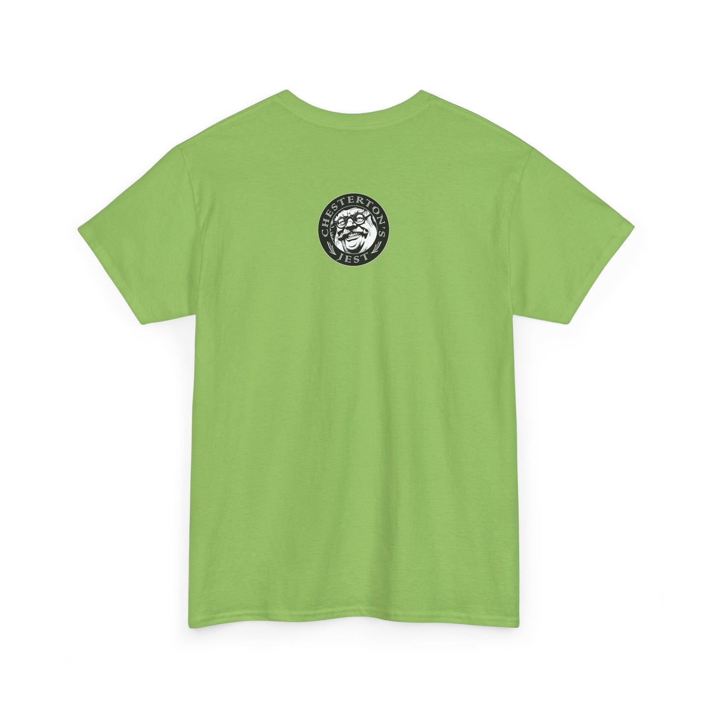 Lead Us Not Into Temptation We Can Find It Ourselves Heavy Cotton Tee