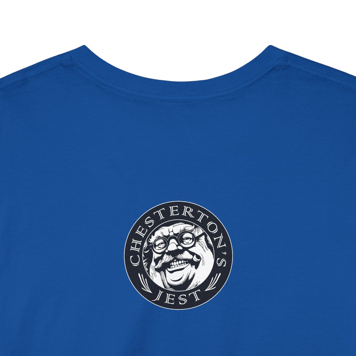 Adoring the Father, Following the Son, Empowered by the Holy Spirit: My Flesh is Meat Indeed Heavy Cotton Tee
