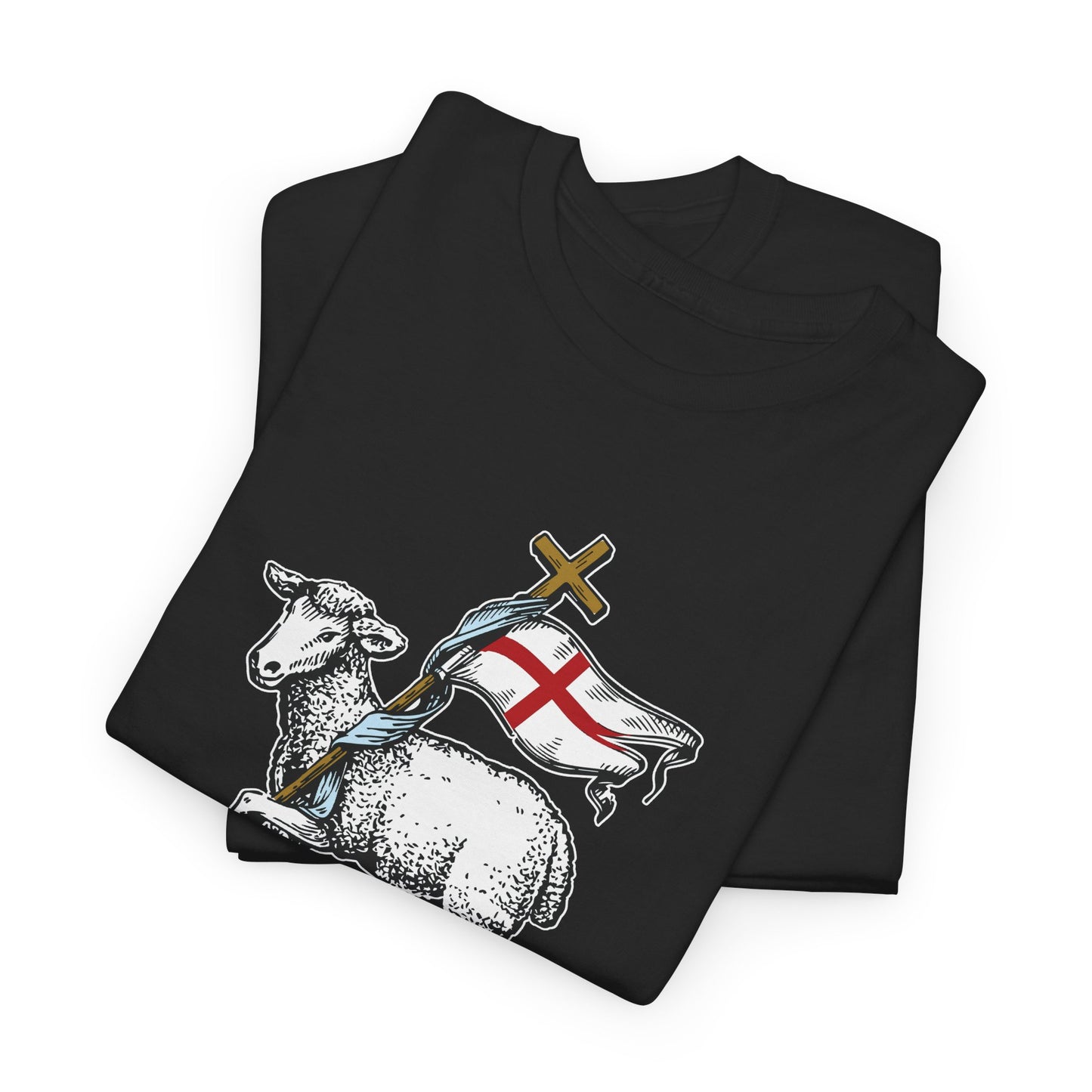The Risen Lamb King Heavy Cotton Tee