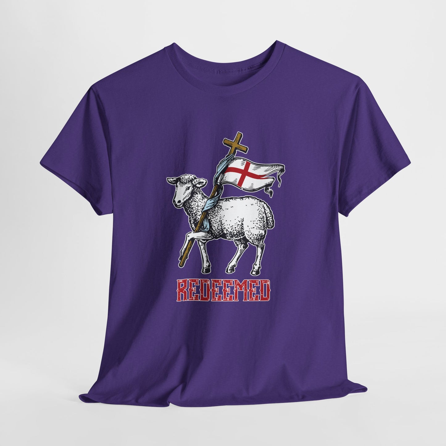 The Risen Lamb King Heavy Cotton Tee