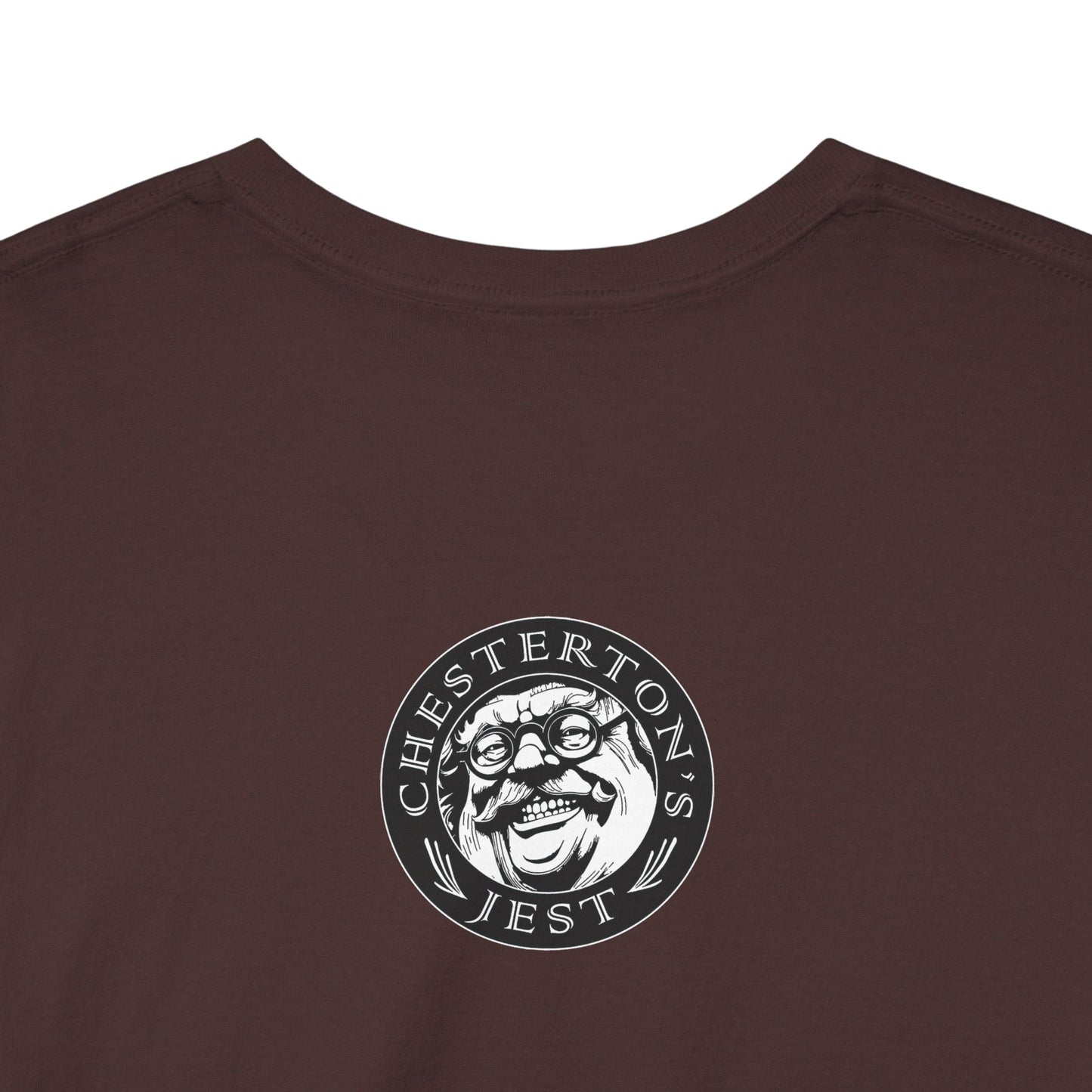Adoring the Father, Following the Son, Empowered by the Holy Spirit: My Flesh is Meat Indeed Heavy Cotton Tee