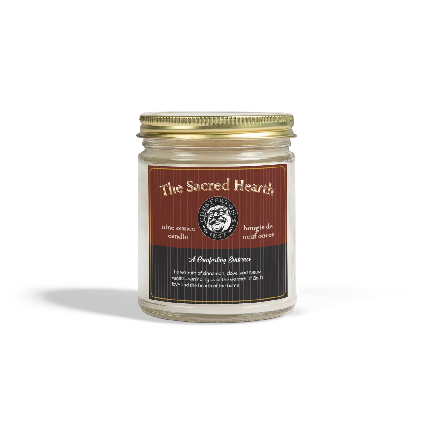 Sacred Hearth Scented Candles - cinnamon, clove and natural vanilla, 9 oz.