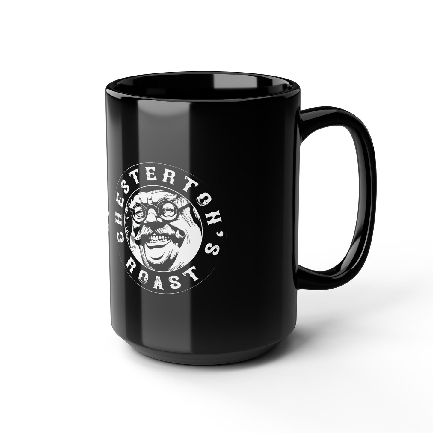 G.K. Chesterton Black Coffee Mug - Chesterton Roast 11oz an 15oz Coffee Mug- Perfect for Coffee Lovers