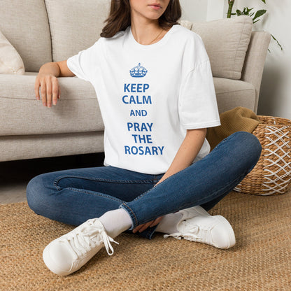Keep Calm and Pray the Rosary T-Shirt