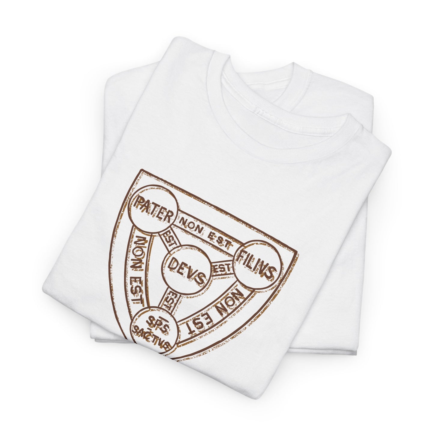 [In Latin] The Father Is Not The Son Is Not The Holy Spirit... Heavy Cotton Tee