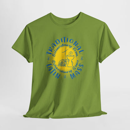 Traditional Latin Mass: Extraordinary Form, Extraordinary Grace Heavy Cotton Tee