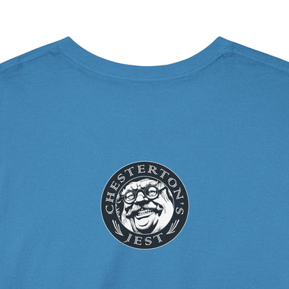 Lead Us Not Into Temptation We Can Find It Ourselves Heavy Cotton Tee