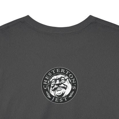 Adoring the Father, Following the Son, Empowered by the Holy Spirit: My Flesh is Meat Indeed Heavy Cotton Tee