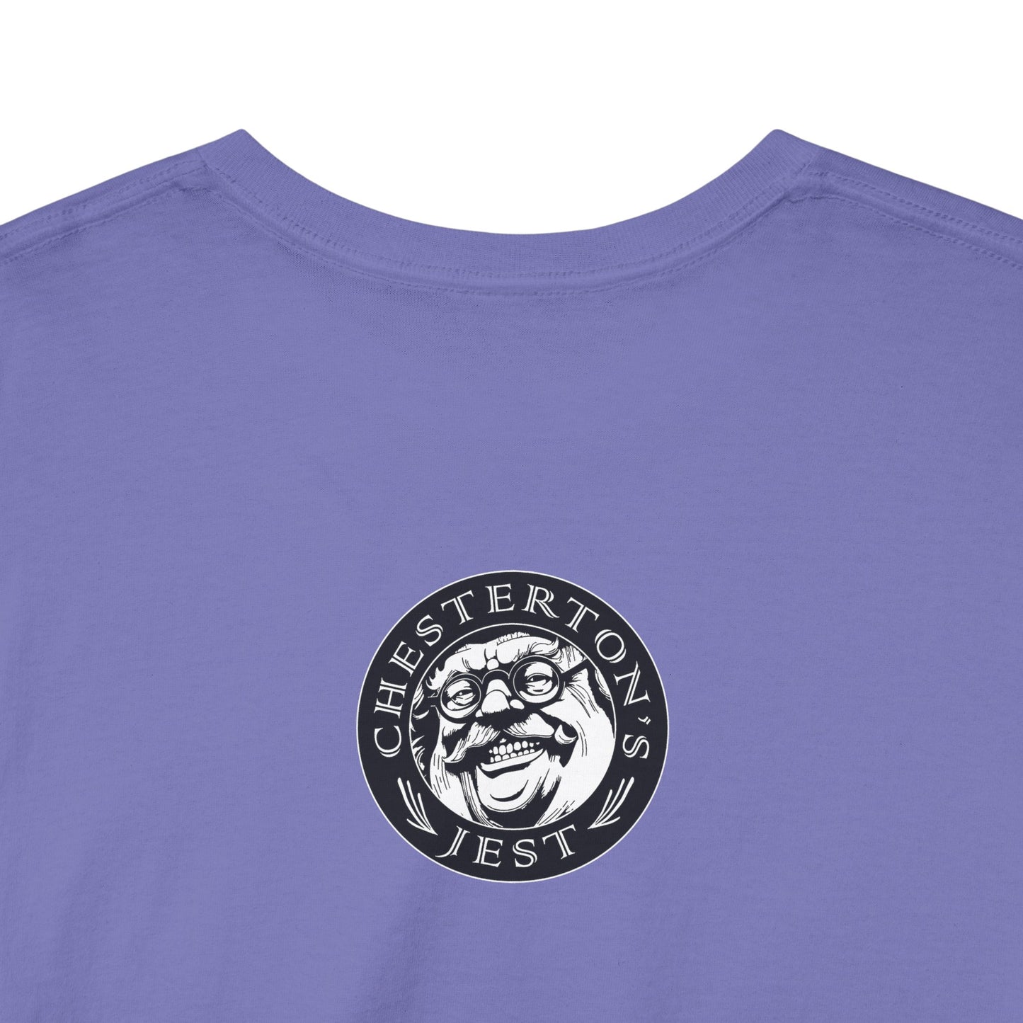 Lead Us Not Into Temptation We Can Find It Ourselves Heavy Cotton Tee