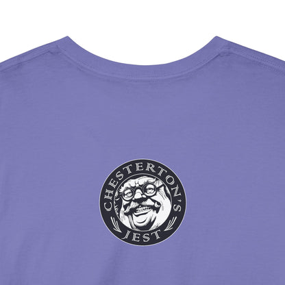 Lead Us Not Into Temptation We Can Find It Ourselves Heavy Cotton Tee