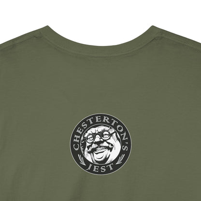 Catholic By Birth Rebel By Choice Heavy Cotton Tee
