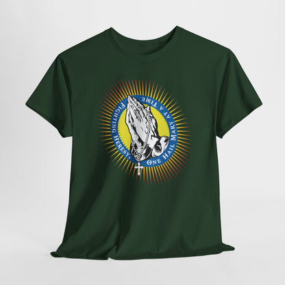 Fighting Heresy One Hail Mary At A Time Heavy Cotton Tee