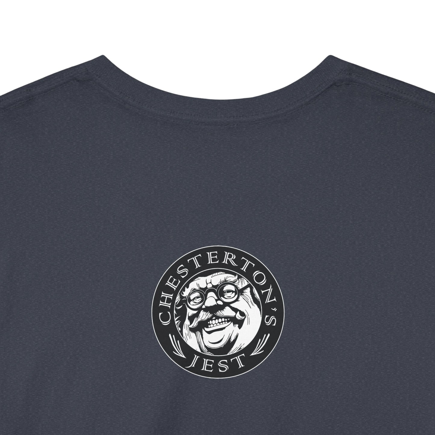 Catholic By Birth Rebel By Choice Heavy Cotton Tee