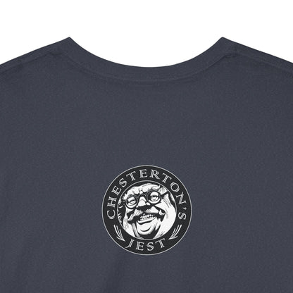 Catholic By Birth Rebel By Choice Heavy Cotton Tee