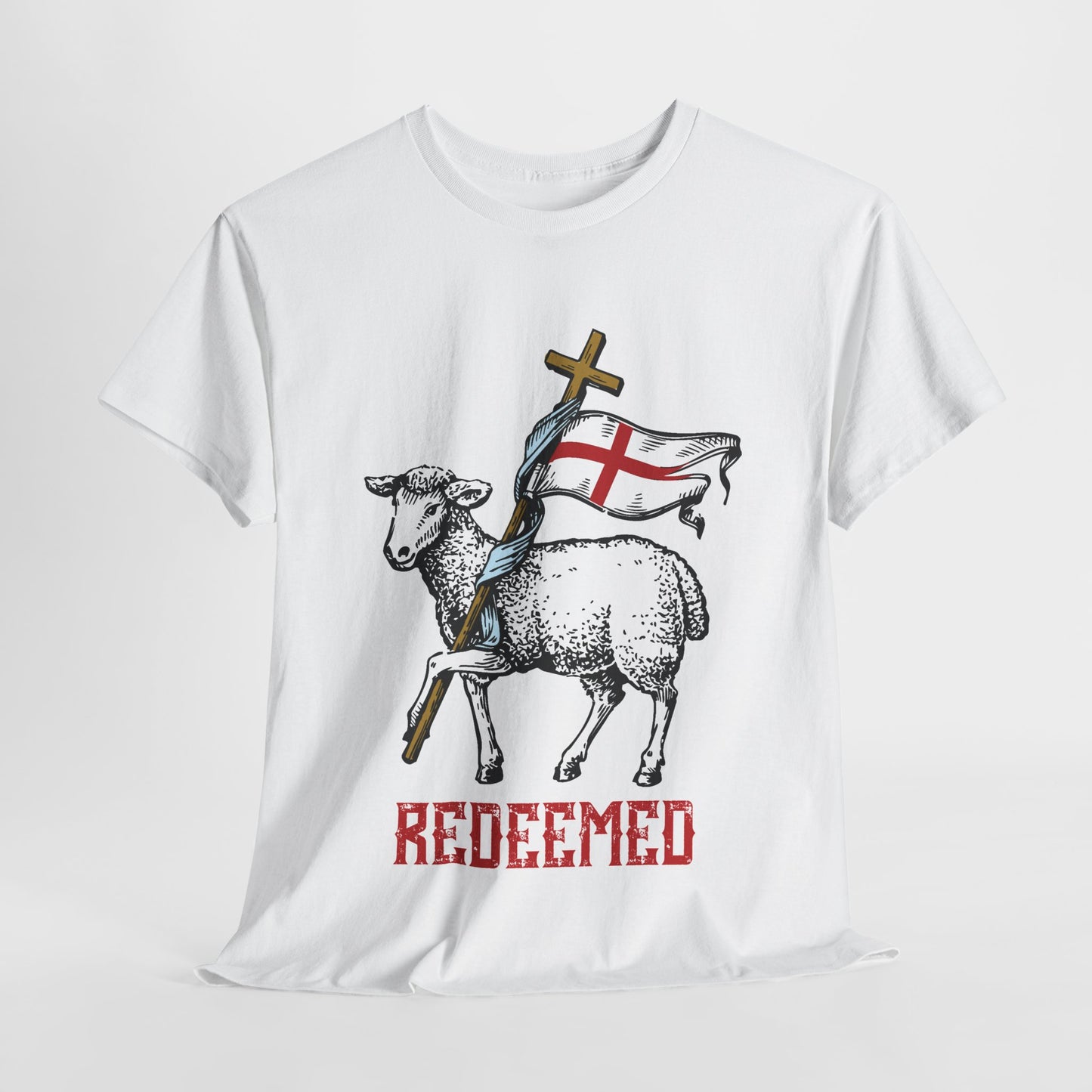 The Risen Lamb King Heavy Cotton Tee