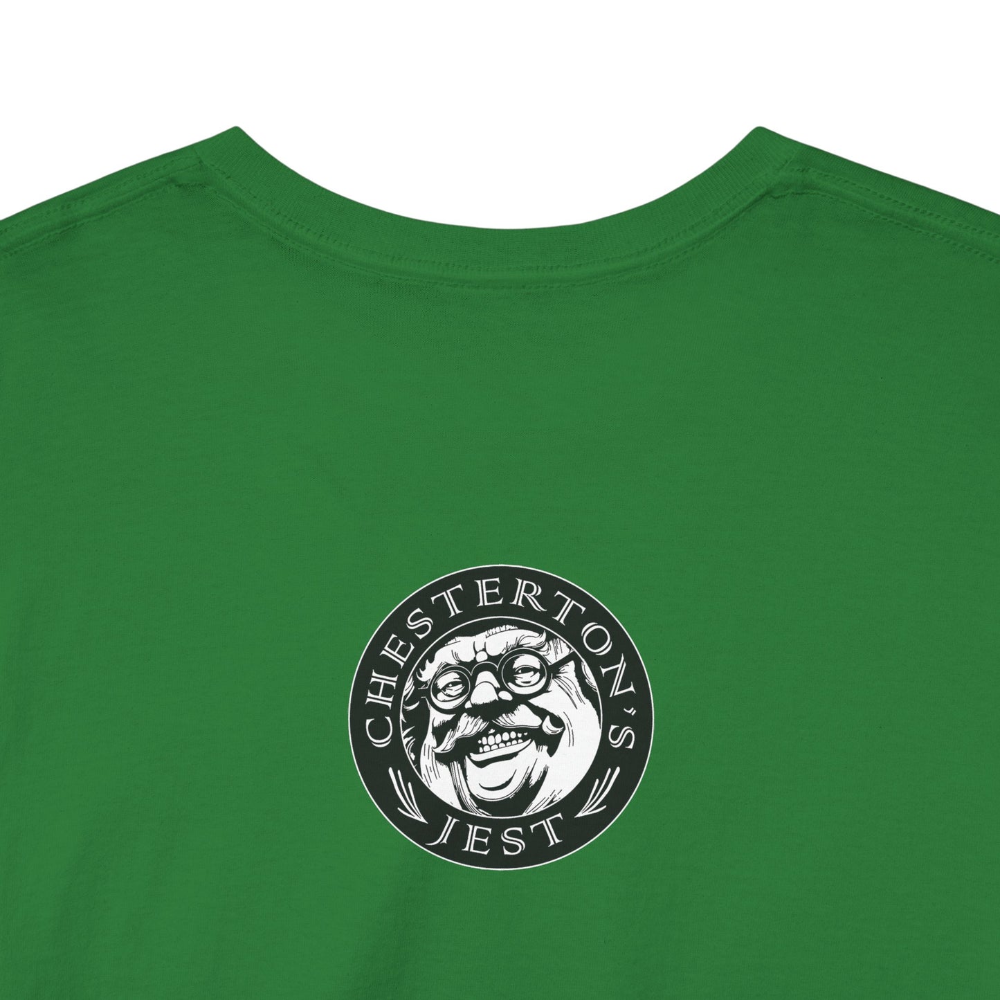 Adoring the Father, Following the Son, Empowered by the Holy Spirit: My Flesh is Meat Indeed Heavy Cotton Tee