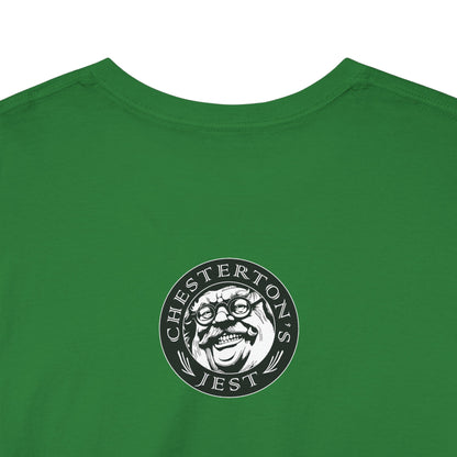 Adoring the Father, Following the Son, Empowered by the Holy Spirit: My Flesh is Meat Indeed Heavy Cotton Tee