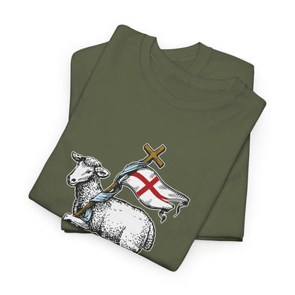 The Risen Lamb King Heavy Cotton Tee