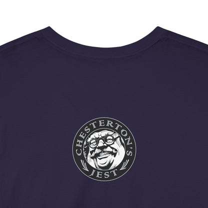 Adoring the Father, Following the Son, Empowered by the Holy Spirit: My Flesh is Meat Indeed Heavy Cotton Tee