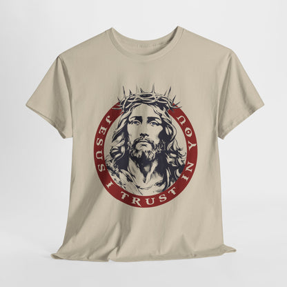 Jesus I Trust In You Unisex Heavy Cotton Tee