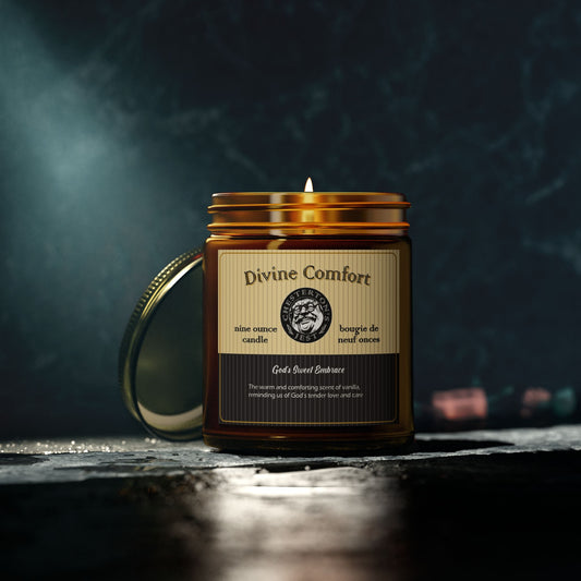 Divine Comfort Scented Candle | Buttercream, Vanilla & Bourbon (9oz)
