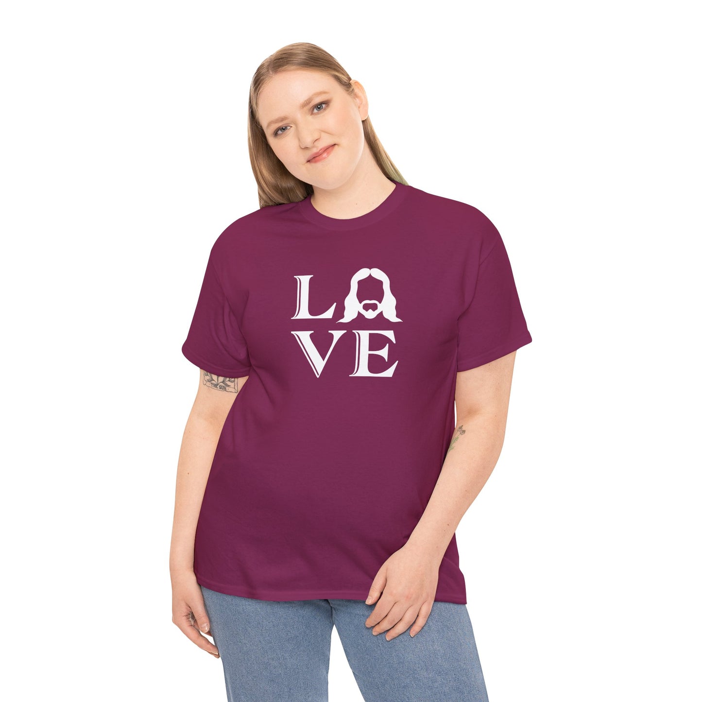 Divine Love Silhouette Heavy Cotton Tee
