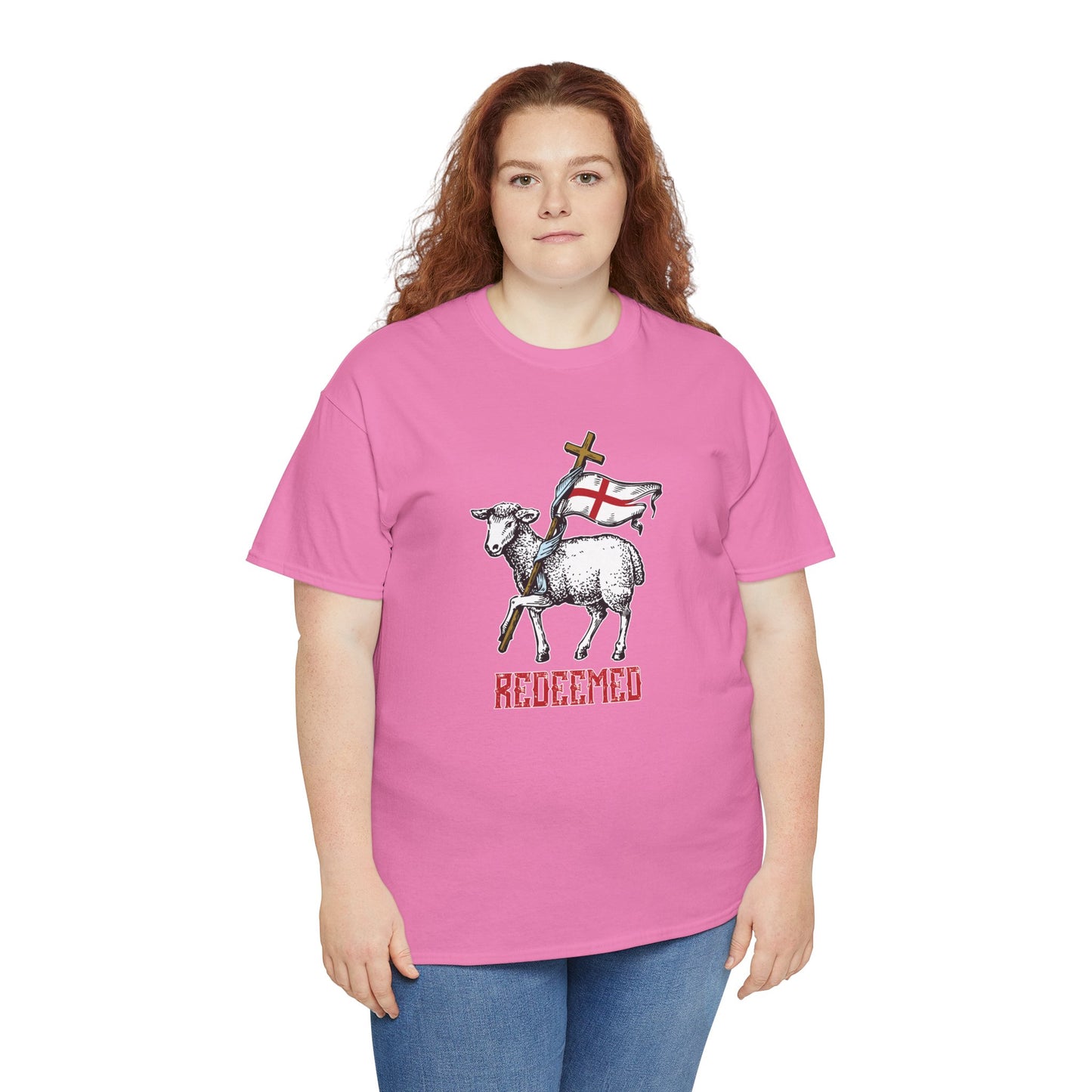The Risen Lamb King Heavy Cotton Tee
