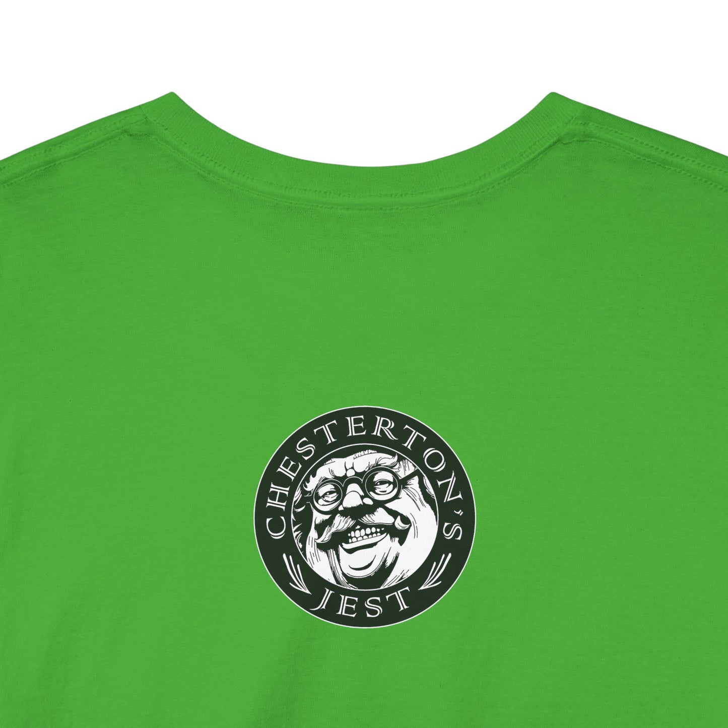 Lead Us Not Into Temptation We Can Find It Ourselves Heavy Cotton Tee