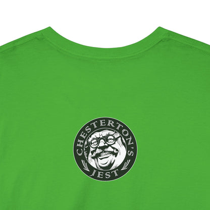Lead Us Not Into Temptation We Can Find It Ourselves Heavy Cotton Tee